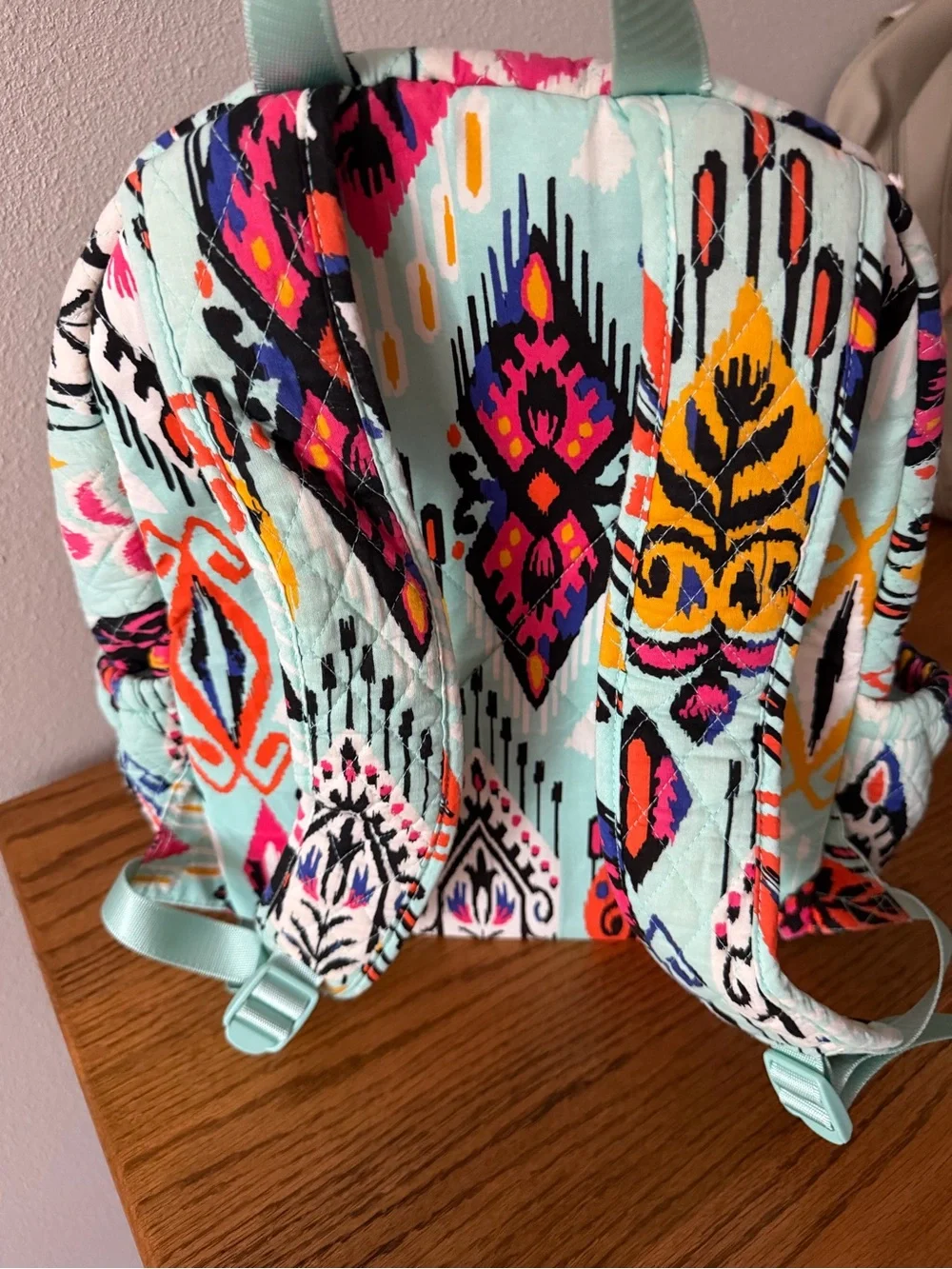 Vera Bradley Mint Southwest Quilted Backpack